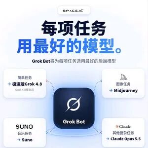 马斯克点名Suno：以后Grok连“做歌”都准备交给它了