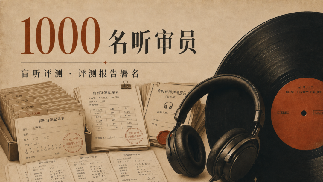 AI 音乐缺一场公开评测,让我们来一起完成!