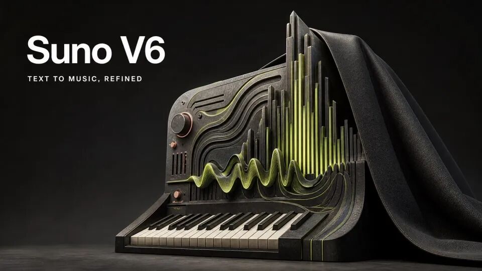 Suno V6 人声总在「念词」?4 个动词让它真的开口唱